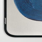 'Twins' Minimalist Modern Mid Century Colorful Navy Blue Tan Shapes by Ejaaz Haniff Laptop Sleeve Gallery Image 3