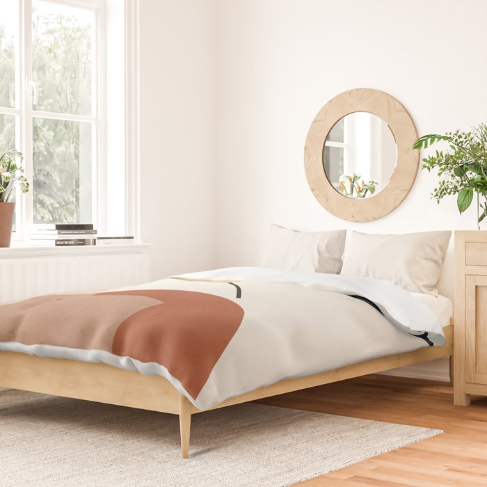 Minimal Abstract Shapes 4 Duvet Cover Gallery Image 2