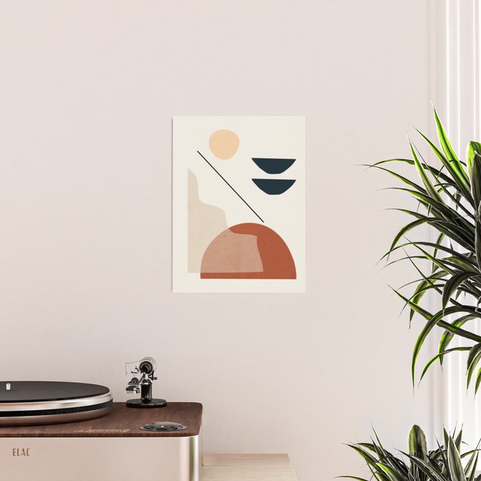 Minimal Abstract Shapes 4 Poster Gallery Image 2