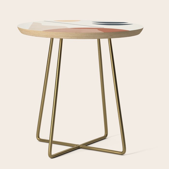 Minimal Abstract Shapes 4 Side Table Gallery Image 1