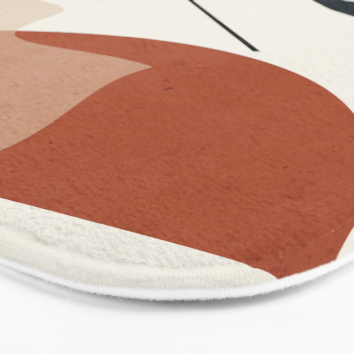 Minimal Abstract Shapes 4 Bath Mat Gallery Image 3