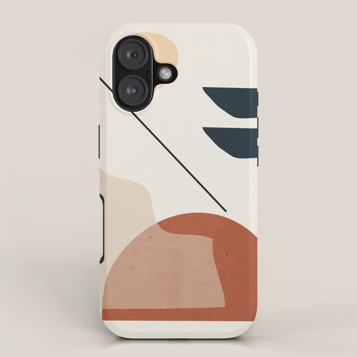 Minimal Abstract Shapes 4 iPhone Case Gallery Image 1