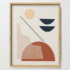 Minimal Abstract Shapes 4 Serving Tray Gallery Image 1