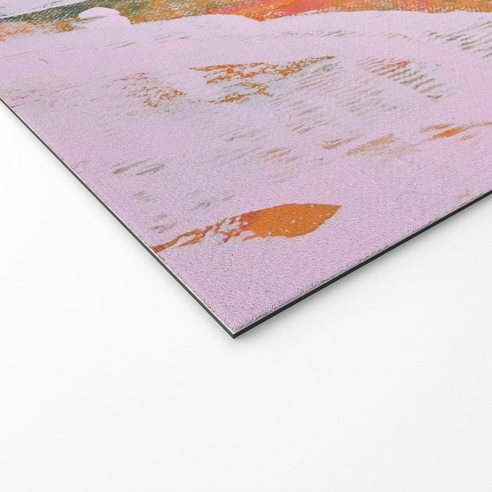 The Sword in the Stone: a vibrant abstract painting in blues pink and yellow by Alyssa Hamilton Art  Welcome Mat Gallery Image 2
