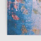 The Sword in the Stone: a vibrant abstract painting in blues pink and yellow by Alyssa Hamilton Art  Poster Gallery Image 3