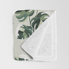 Cat and Plant 11 Pattern Throw Blanket Gallery Image 3