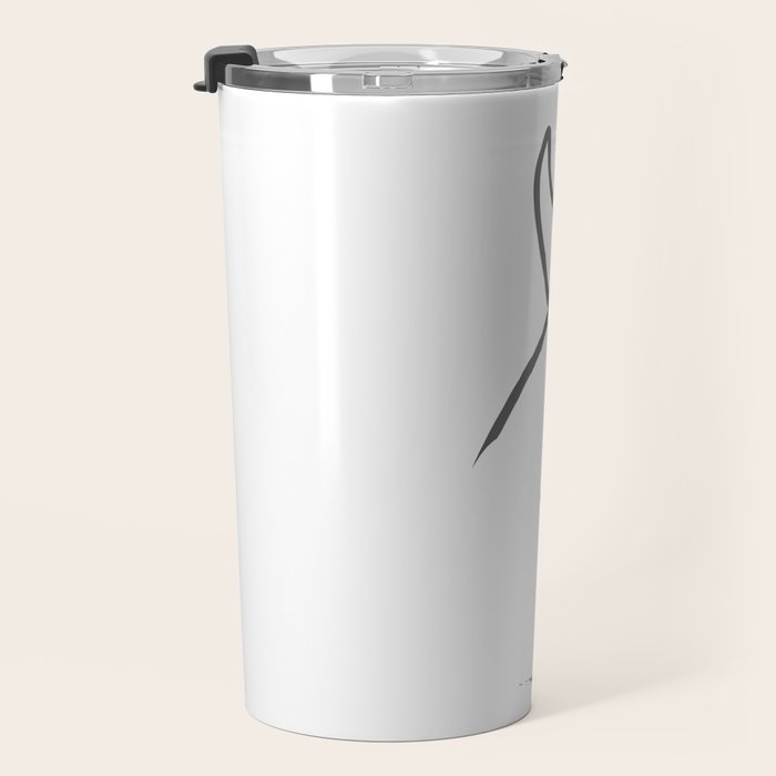 Zen Snow Bunny Travel Mug Gallery Image 3