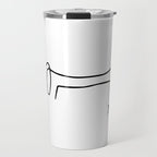 Pablo Picasso Dog (Lump) Artwork Shirt, Sketch Reproduction Travel Mug Gallery Image 1