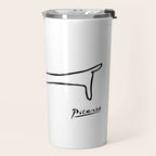 Pablo Picasso Dog (Lump) Artwork Shirt, Sketch Reproduction Travel Mug Gallery Image 2