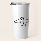 Pablo Picasso Dog (Lump) Artwork Shirt, Sketch Reproduction Travel Mug Gallery Image 3