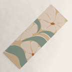 70s big flower botanical land 2 Yoga Mat Gallery Image 1