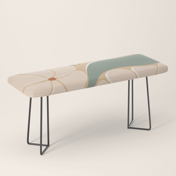 70s big flower botanical land 2 Bench Gallery Image 1