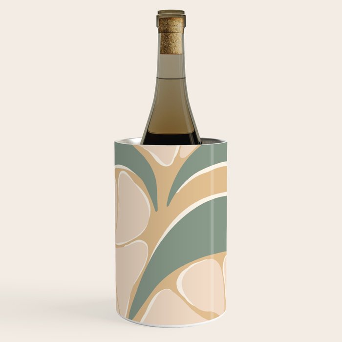 70s big flower botanical land 2 Wine Chiller Gallery Image 1