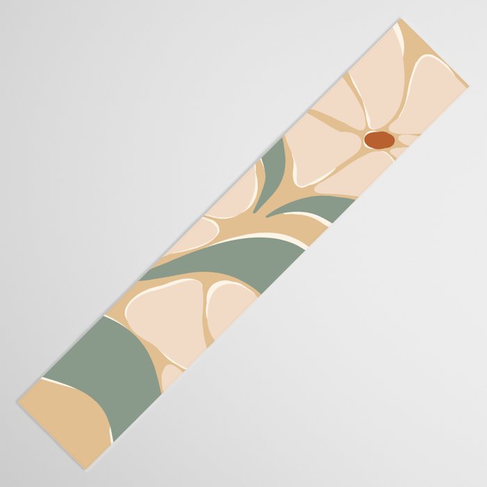 70s big flower botanical land 2 Table Runner Gallery Image 3