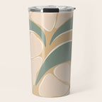 70s big flower botanical land 2 Travel Mug Gallery Image 1