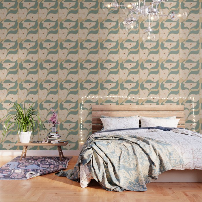 70s big flower botanical land 2 Wallpaper Gallery Image 3