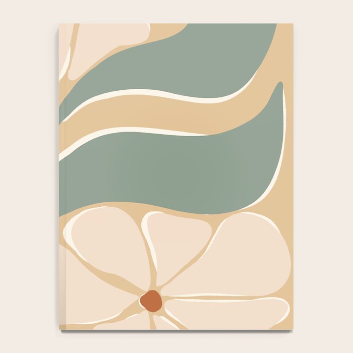 70s big flower botanical land 2 Notebook Gallery Image 4
