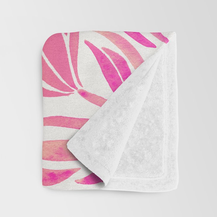 Tropical Toucans - Pink OmbrÃ© Palette Throw Blanket Gallery Image 3