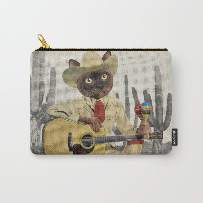 Yall Ready for This - Cat in the Desert Carry All Pouch Gallery Image 1