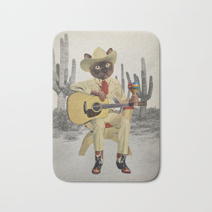 Yall Ready for This - Cat in the Desert Bath Mat Gallery Image 1