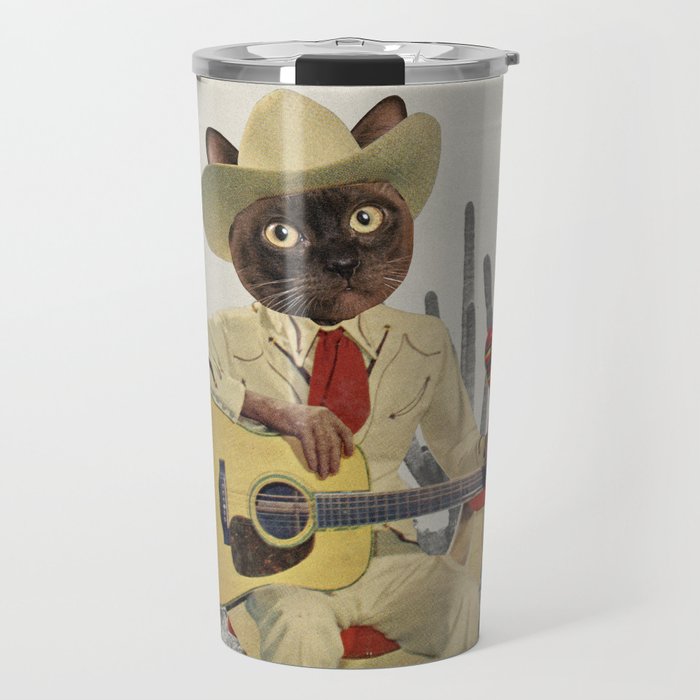 Yall Ready for This - Cat in the Desert Travel Mug Gallery Image 1