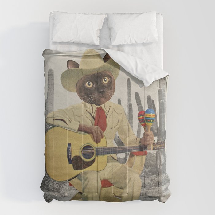 Yall Ready for This - Cat in the Desert Comforter Gallery Image 6