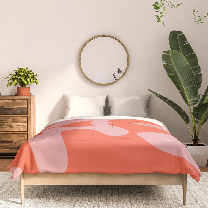 Wavy Land - Pink And Red Comforter Gallery Image 3