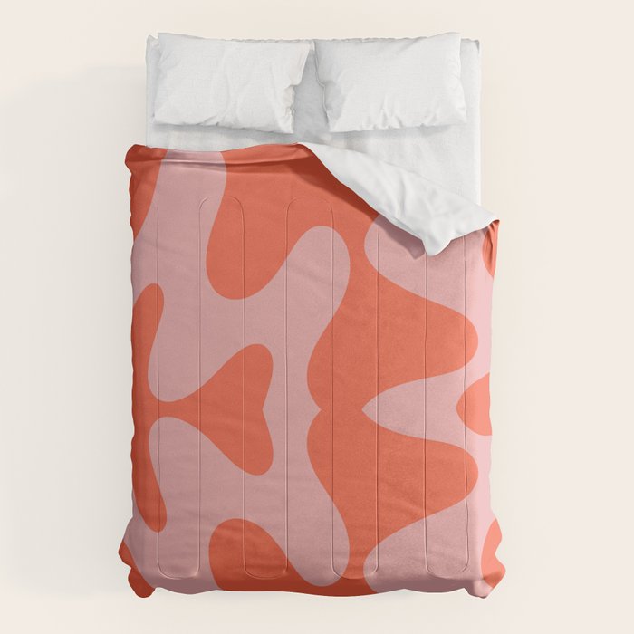 Wavy Land - Pink And Red Comforter Gallery Image 1