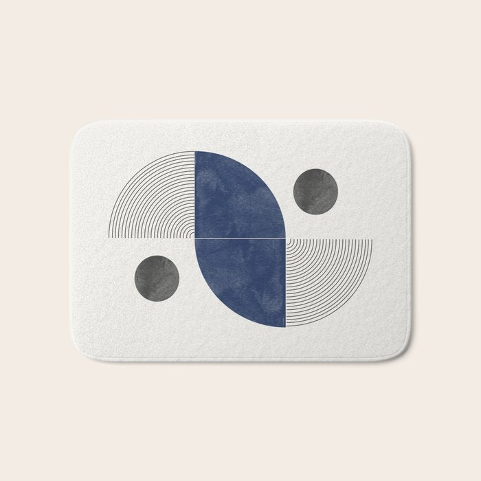 Geometric Shape 02 Bath Mat Gallery Image 1