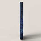 Orchid shadow blue notes iPhone Case Gallery Image 2