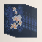 Orchid shadow blue notes Wrapping Paper Gallery Image 3