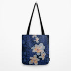 Orchid shadow blue notes Tote Bag Gallery Image 2
