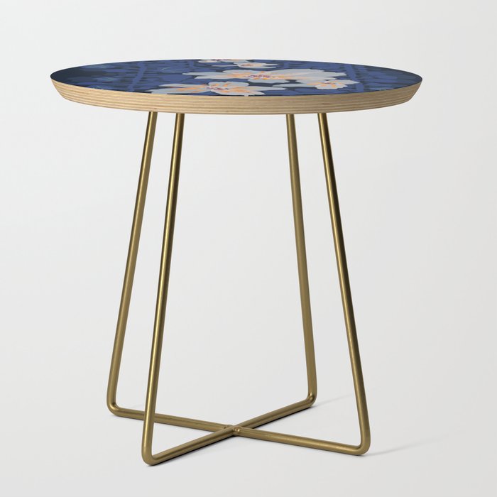 Orchid shadow blue notes Side Table Gallery Image 1