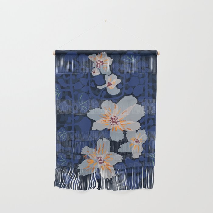 Orchid shadow blue notes Wall Hanging Gallery Image 1