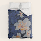 Orchid shadow blue notes Duvet Cover Gallery Image 6