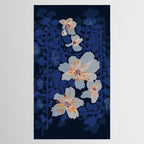 Orchid shadow blue notes Tablecloth Gallery Image 2