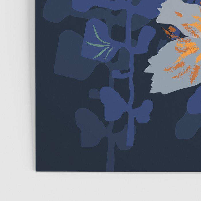Orchid shadow blue notes Poster Gallery Image 3