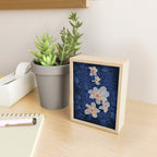 Orchid shadow blue notes Mini Art Print Gallery Image 2
