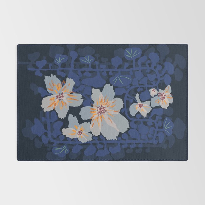 Orchid shadow blue notes Rug Gallery Image 2