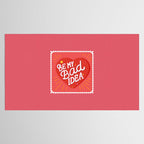 Be My Bad Idea Heart Art Tablecloth Gallery Image 2