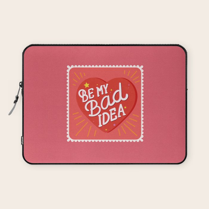 Be My Bad Idea Heart Art Laptop Sleeve Gallery Image 1