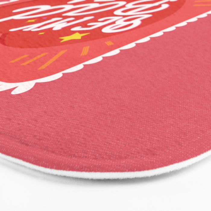 Be My Bad Idea Heart Art Bath Mat Gallery Image 3