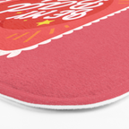 Be My Bad Idea Heart Art Bath Mat Gallery Image 3