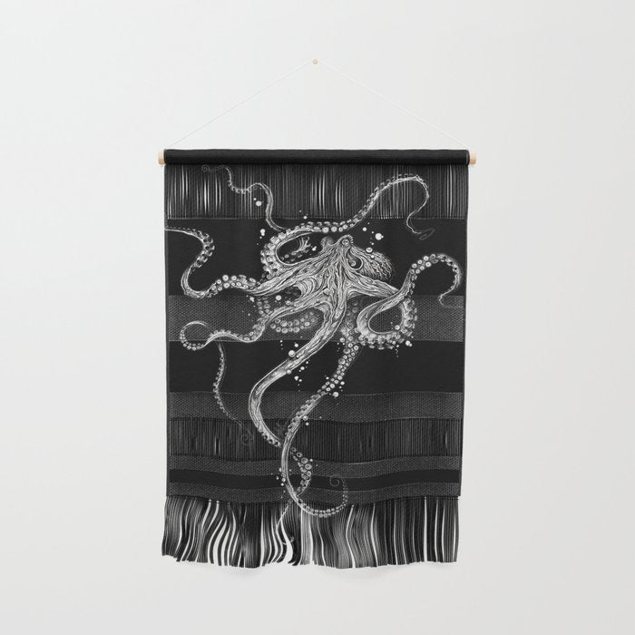 Octopus (black) Wall Hanging Gallery Image 1