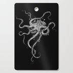 Octopus (black) Cutting Board Gallery Image 1