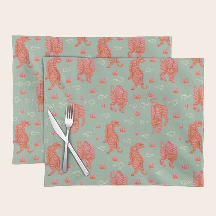 Tibetan tigers Placemat Gallery Image 1