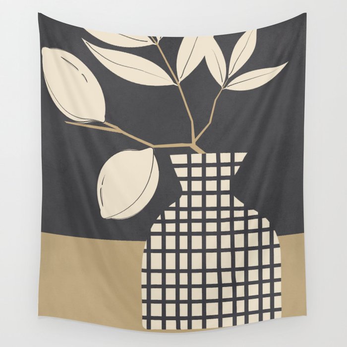 Lemon Stillness 1 Wall Tapestry Gallery Image 4