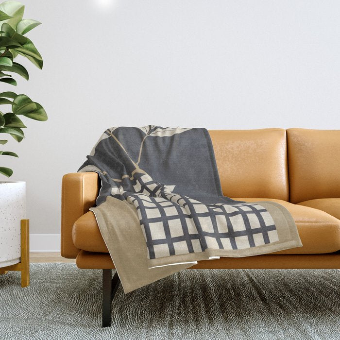 Lemon Stillness 1 Throw Blanket Gallery Image 1