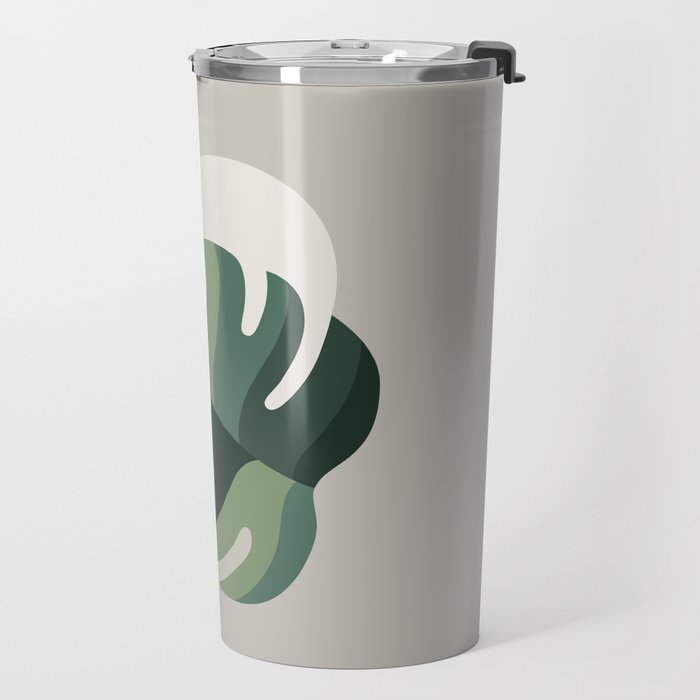Cat and Plant 10 Travel Mug Gallery Image 2