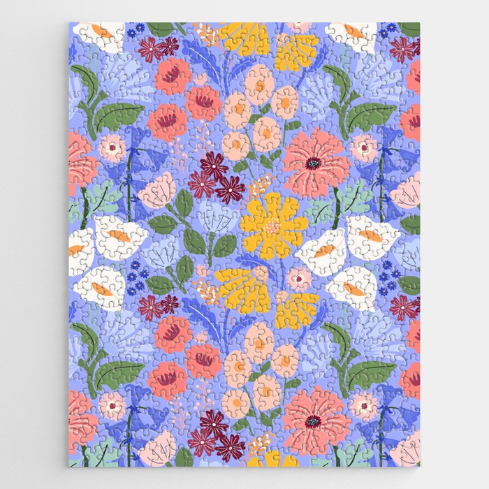 Meadow muse - periwinkle Jigsaw Puzzle Gallery Image 1